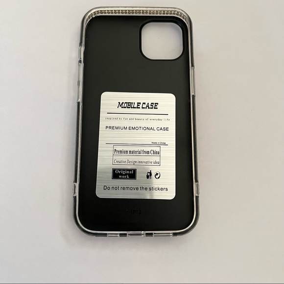 Red glitter strong phone case for Apple IPhone 13 - Picture 2 of 3